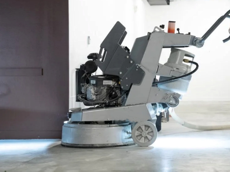 Décomposition des étapes du polissage des sols en béton